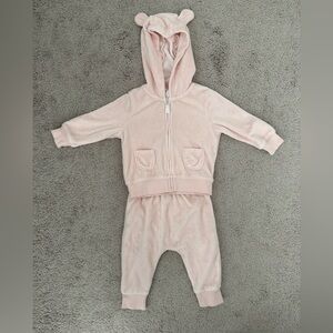 Carter’s Pink Hooded Baby Outfit